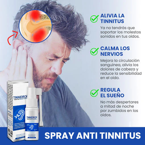 TINNIDROP SPRAY LIMPIADOR DE OIDO