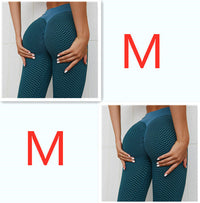 Seamless Plaid Yoga Leggings - High Waist Breathable