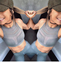 Workout Tank Top and Sports Bra for Running