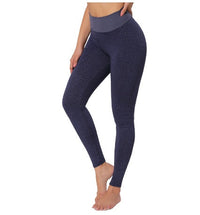 Seamless Plaid Yoga Leggings - High Waist Breathable