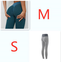 Seamless Plaid Yoga Leggings - High Waist Breathable
