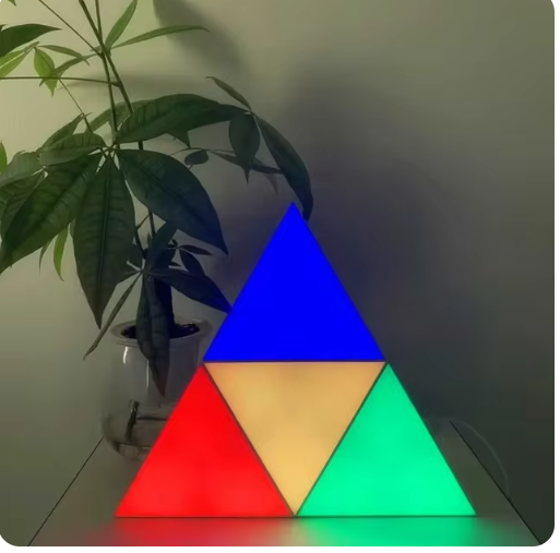 Modular LED Triangle Light Panels — Smart RGB Wall Lights