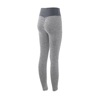 Seamless Plaid Yoga Leggings - High Waist Breathable