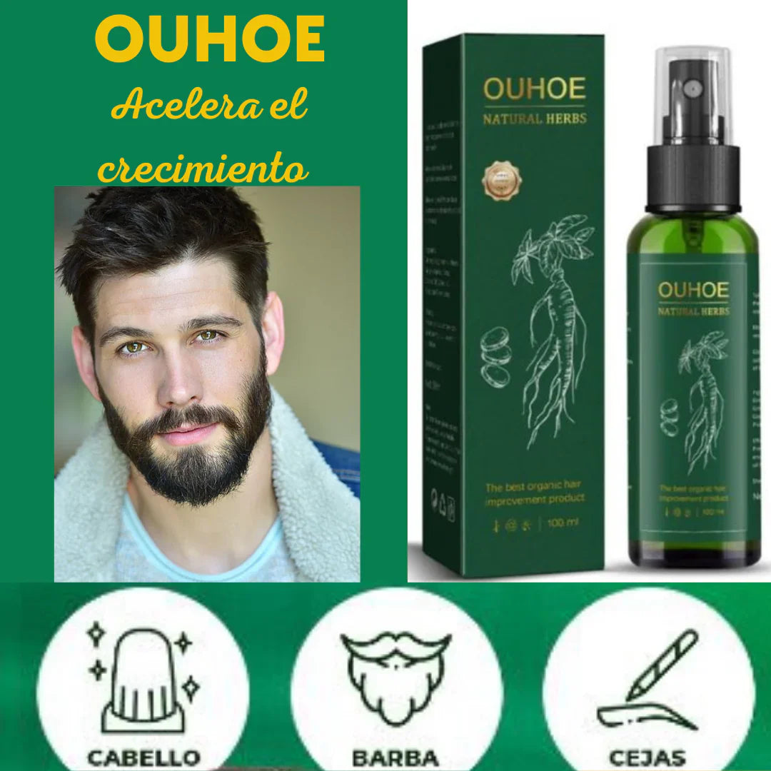 OUHOE™ Tónico Doble Acción 2x1 – Fortalece y Regenera tu Cabello