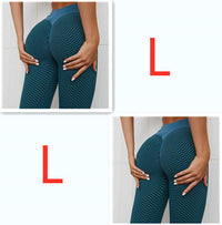 Seamless Plaid Yoga Leggings - High Waist Breathable